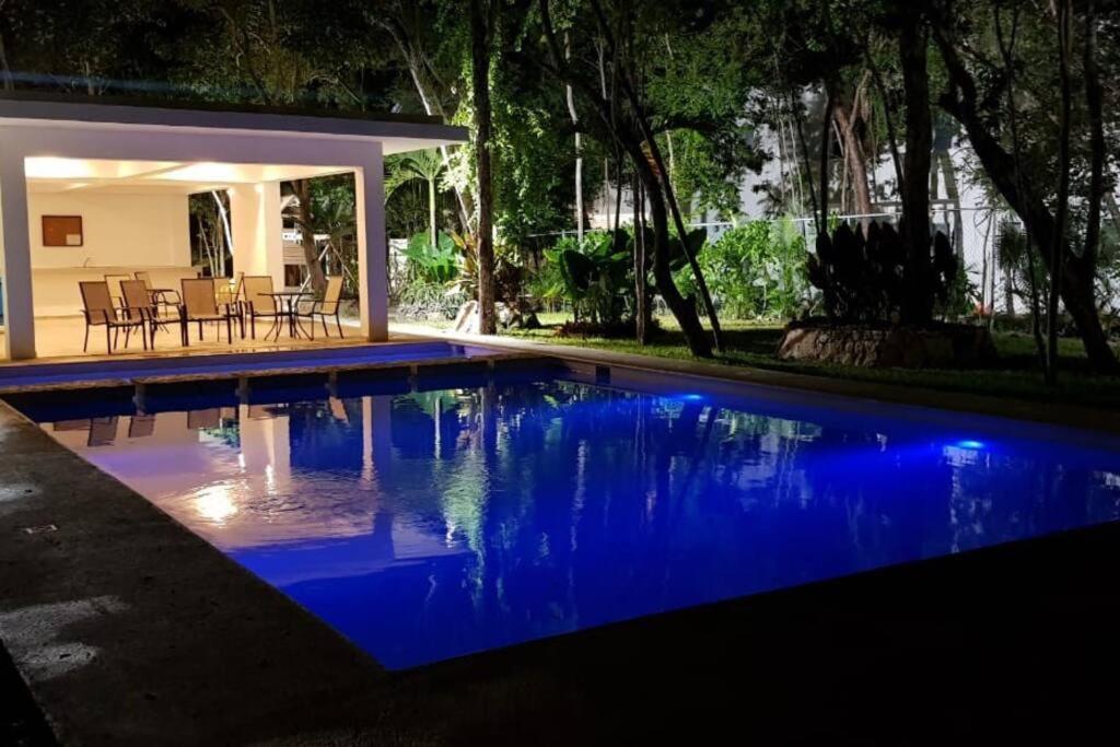 La Casa Del Arbol -4Bed 3 Bath Villa Puerto Morelos Buitenkant foto